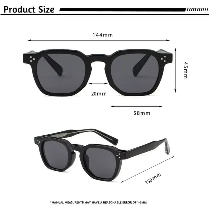 1/2/3 pièces en gros nouveau carré rétro lunettes De Soleil hommes mode Punk lunettes De Soleil femm