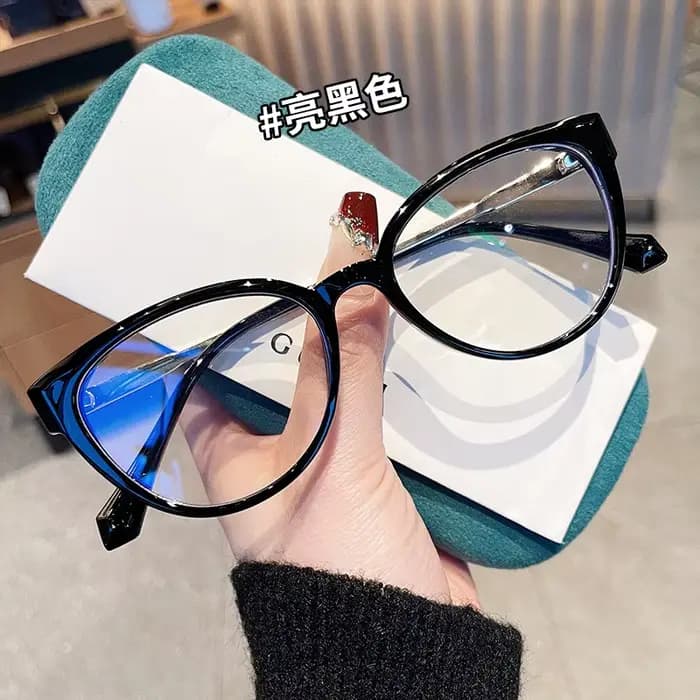 Lunettes bloquant la lumière bleue en forme d'oeil de chat pour femmes, lunettes vintage, style rétr