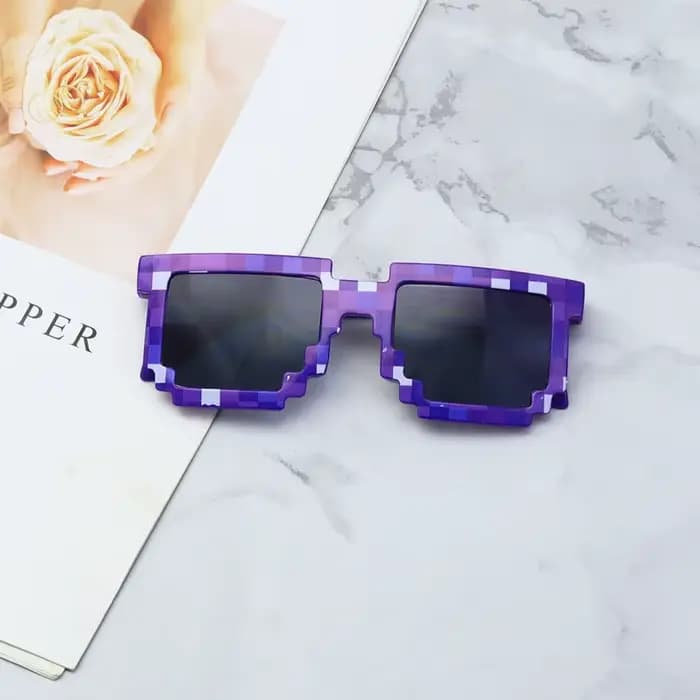 Lunettes de soleil pour enfants lunettes de soleil drôles Cosplay jeu d'action jouet lunettes carrée