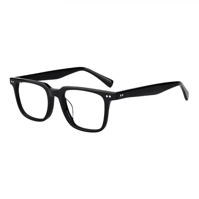 Lunettes carrées Vintage faites à la main pour hommes et femmes, monture rétro en acétate, à la mode