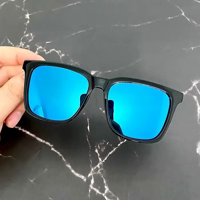 Lunettes de soleil carrées de marque RMM pour hommes, lunettes de soleil colorées vintage pour la pl