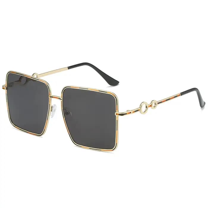 Nouvelles lunettes de mode pour femmes avec de grandes montures élégantes, montures en métal, adapté