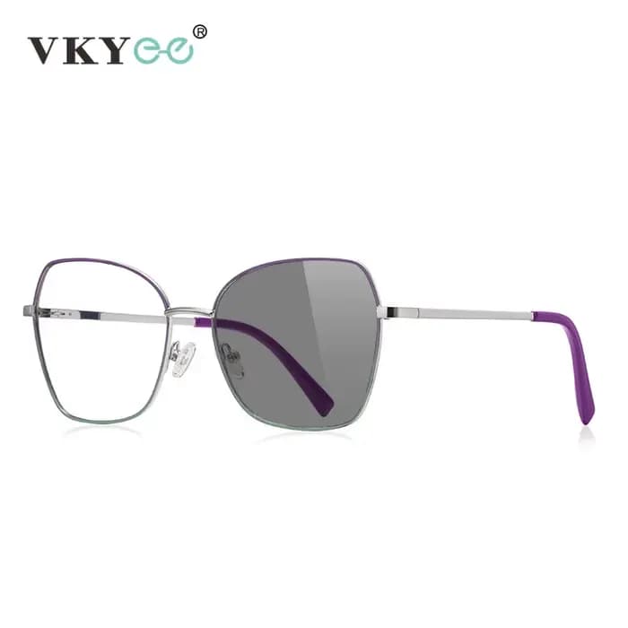 VKYEE lunettes de lecture photochromiques pour femmes dégradé multicolore lunettes optiques rose lun
