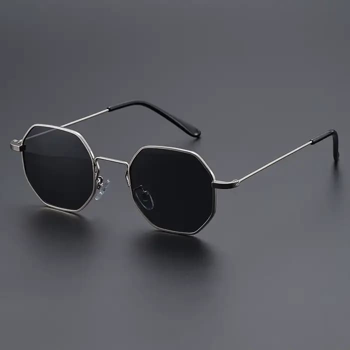 Lunettes de mode à monture géométrique classique pour hommes, adaptées aux cadeaux de vacances à des