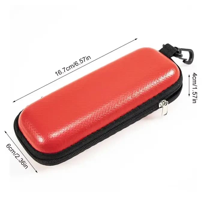 Étui rigide portable en EVA pour lunettes de soleil avec cordon, fermeture éclair, léger, boîte de p