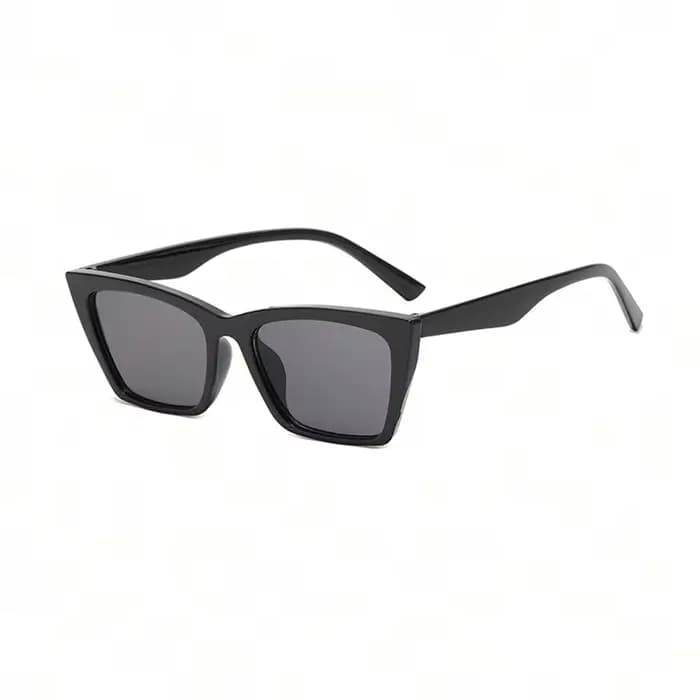 Lunettes de soleil œil de chat Vintage pour femmes, petite monture carrée, marque de styliste rétro,