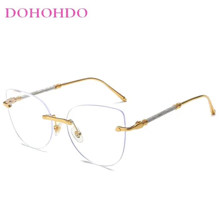 DOHOHDO hommes lunettes De soleil photochromiques transparentes femmes lunettes sans monture oeil De