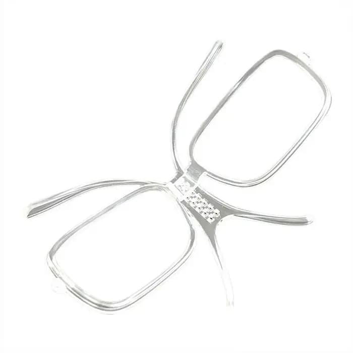 Inserts de lentille interdite de ski, adaptateur optique réglable, cadre intérieur flexible pliable