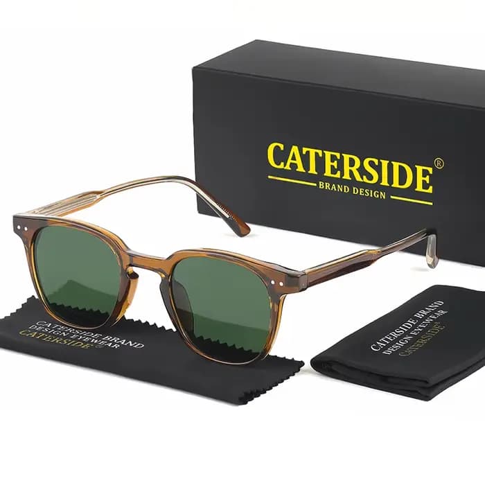 CATERSIDE lunettes de soleil rondes rétro hommes Punk marque de mode Design lunettes de soleil femme