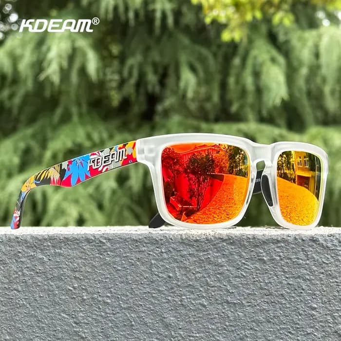 KDEAM-Lunettes de soleil polarisées carrées classiques pour hommes et femmes, lunettes de soleil de