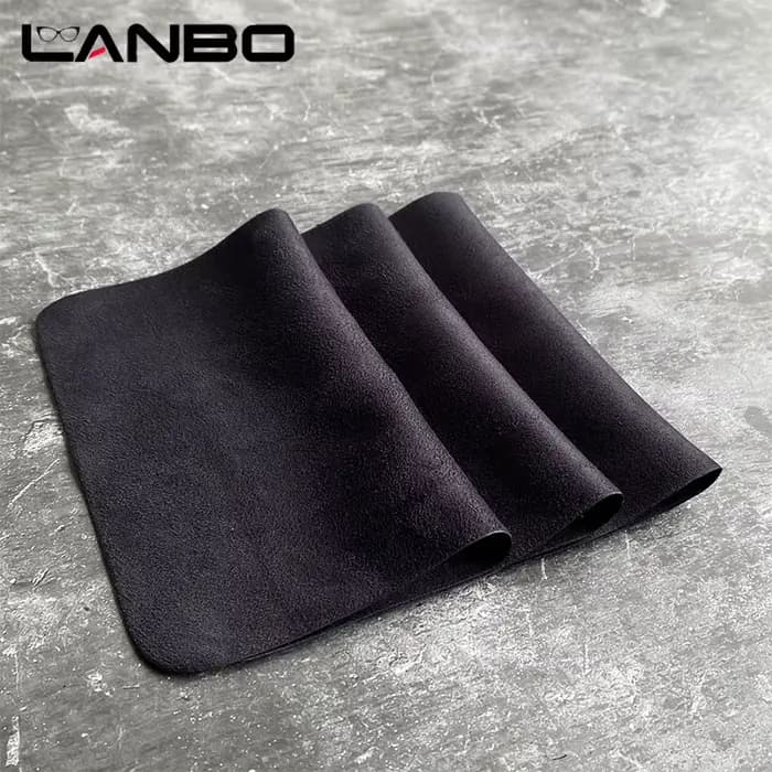 LANBO-Nettoyant pour lunettes en microcarence, 100 pièces, 145x175mm, nettoyant pour lunettes, lenti