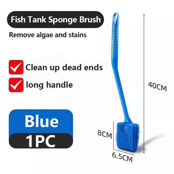 Brosse à gratter les algues pour fenêtre flottante, outil de nettoyage précieux pour poisson, verre,