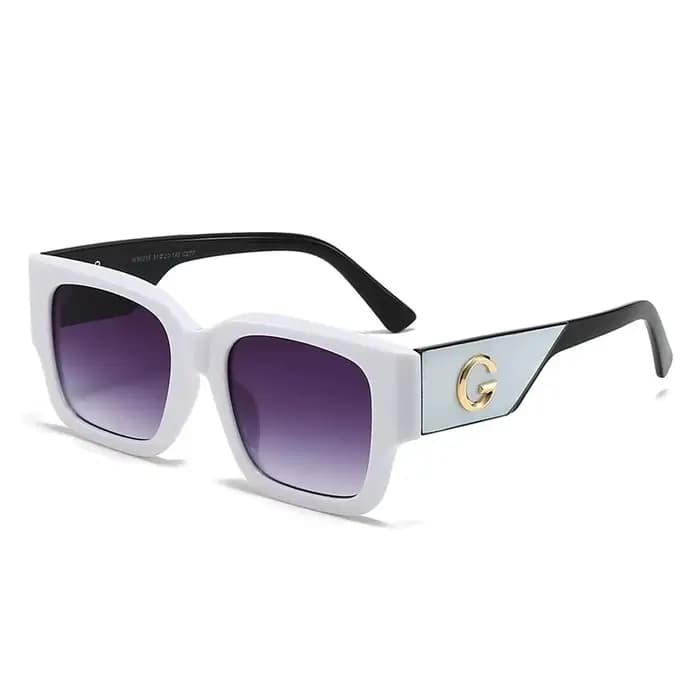 Lunettes de soleil de marque de luxe G Fashion pour femmes et hommes, lunettes carrées élégantes eur