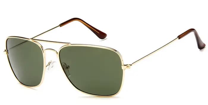 Lunettes de soleil carrées plates pour hommes Samjune, marque de créateur