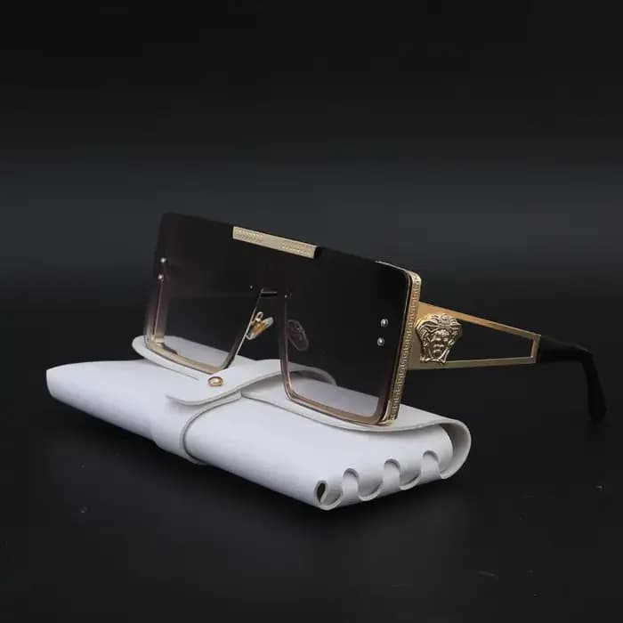 Nouvelle personnalité carré grandes lunettes De soleil Cool pour hommes femmes mode rétro luxe Desig