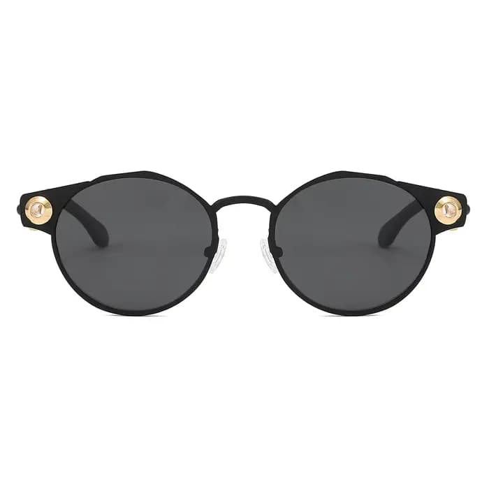 Lunettes de soleil polarisées pour hommes, en métal, style rétro, pour le sport et la conduite
