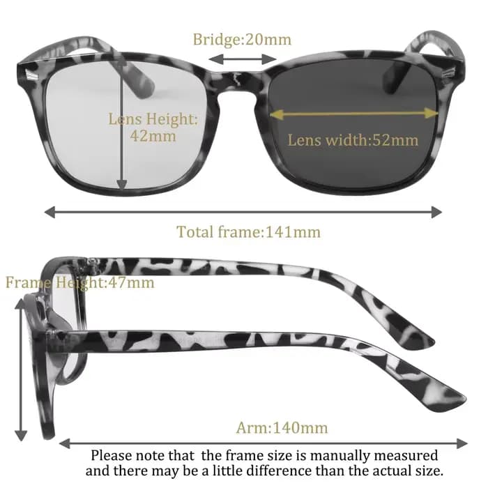 SHINU – lunettes photochromiques multifocales progressives pour hommes, verres gris photochromiques