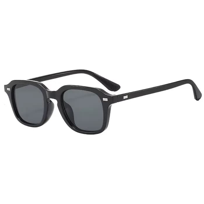 Lunettes de soleil carrées Orange pour femmes et hommes, nouvelle mode, Rivets rétro, lunettes de so
