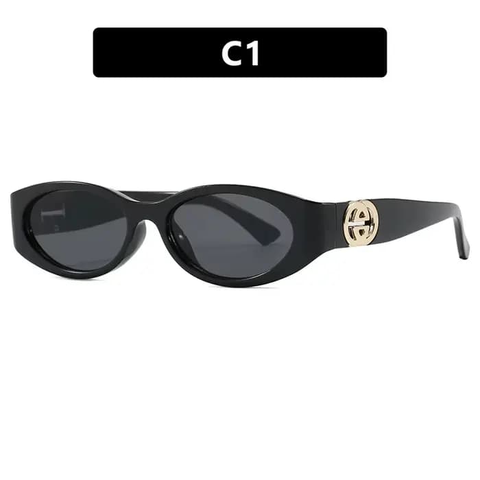 Petites lunettes de soleil ovales élégantes pour femmes, Design tendance, décoration, lunettes de so