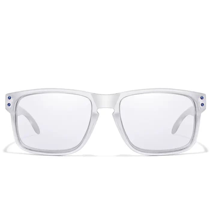 Lunettes de soleil photochromiques pour hommes et femmes, lunettes carrées classiques pour course en