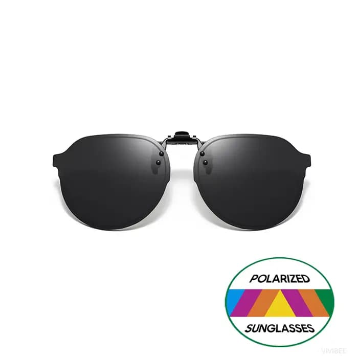 VIVIBEE Flip Up Clip sur lunettes de soleil polarisées hommes conduite femmes pêche UV400 Vision noc