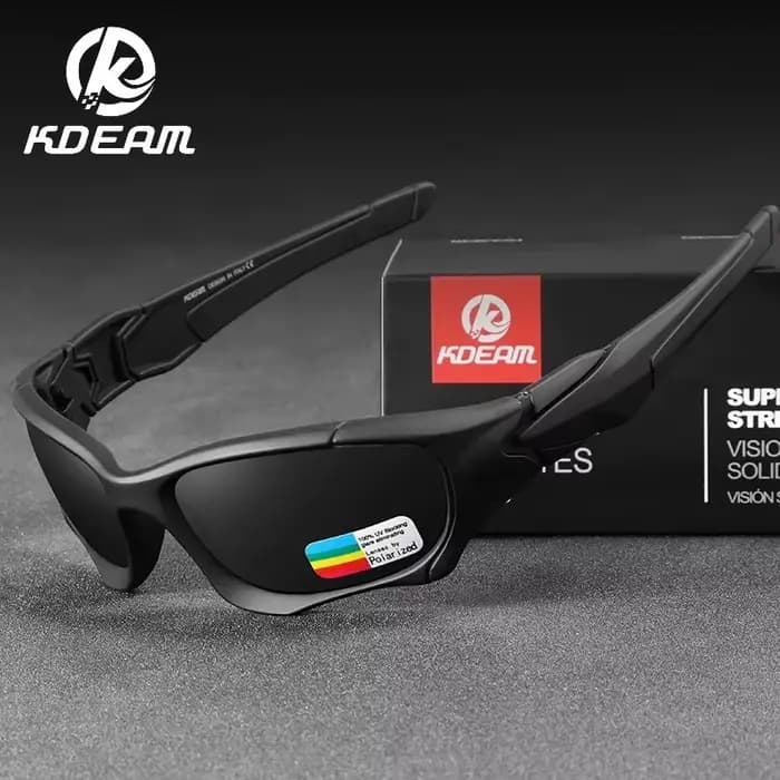 Lunettes de soleil de sport d'extérieur KDEAM 2026 pour hommes et femmes, classiques, polarisées HD,