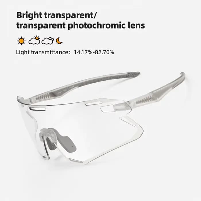 ROCKBROS lunettes de cyclisme photochromiques vélo lunettes de vélo sport hommes lunettes de soleil