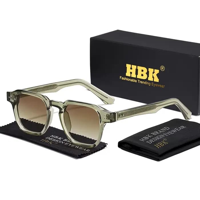HBK mode Punk lunettes de soleil pour hommes classique carré lunettes de soleil Sports de plein air