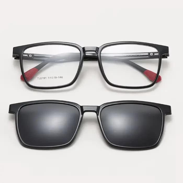 Lunettes de soleil à clipser pour hommes et femmes, lunettes magnétiques rabattables, lunettes de le