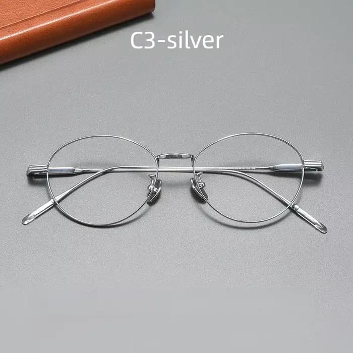 Montures de lunettes coréennes œil-de-chat en titane pour femmes, ultra-légères, tendance, montures