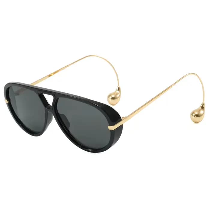 Lunettes de soleil à Double pont pour hommes et femmes, marque de luxe de styliste, Vintage, surdime