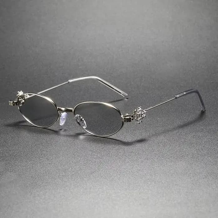 Lunettes de soleil de protection UV élégantes et haut de gamme ornées de diamants, lunettes de solei