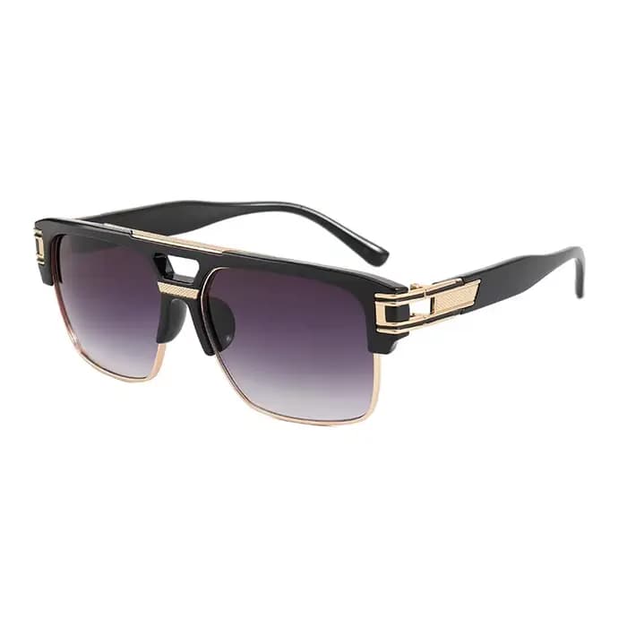 Lunettes de soleil pour hommes de marque de luxe vintage, lunettes de créateur vintage pour hommes,