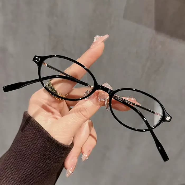 OKH femmes ovale petit cadre mince lunettes ordinateur Anti lumière bleue lunettes de lecture Prescr