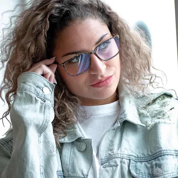 ZENOTTIC 2026 Lunettes de protection anti-lumière bleue tendance pour hommes, monture optique carrée