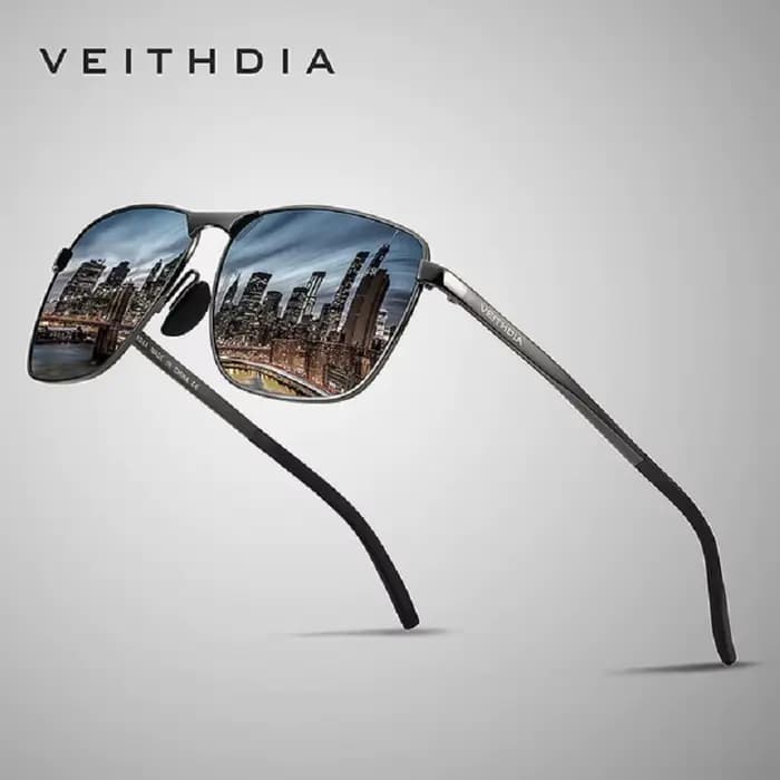 Lunettes de soleil de sport vintage pour hommes de la marque VEITHDIA, verres polarisés UV400, acces