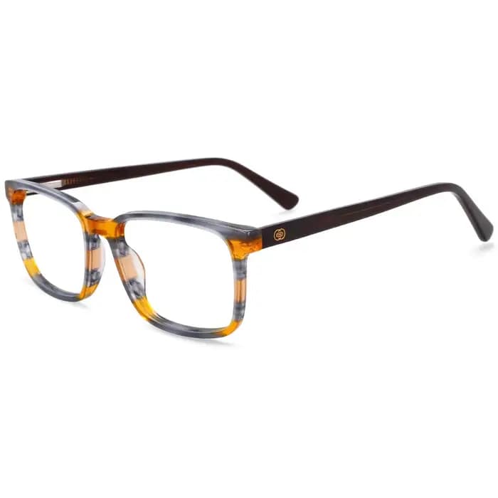 Lunettes rétro en acétate pour homme et femme, accessoire de mode, pour ordinateur, avec étui à lune