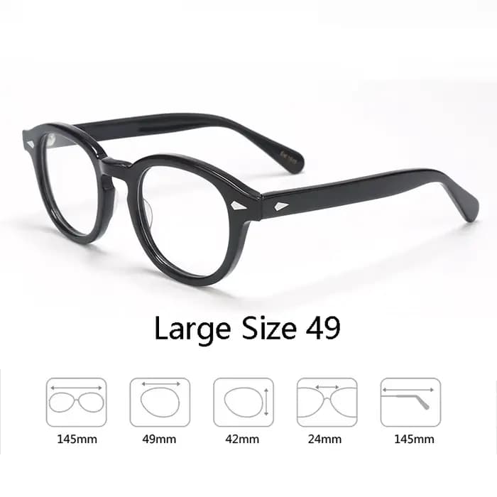 Lunettes hommes Lemtosh lunettes optiques montures femmes Johnny Depp marque de luxe Vintage acétate