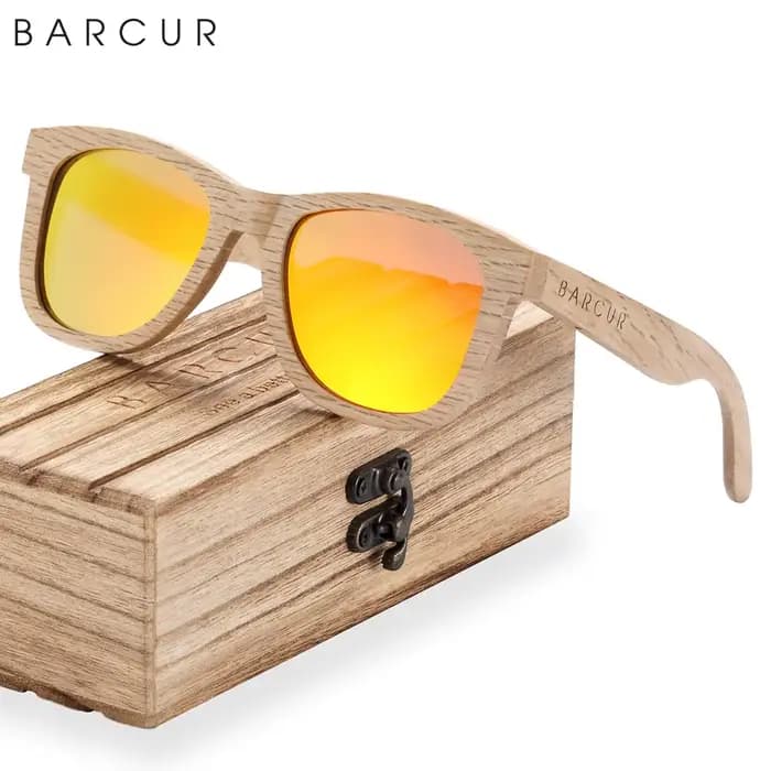 Lunettes de soleil en bois naturel hommes lunettes de soleil polarisées femmes voyage lunettes Vinta