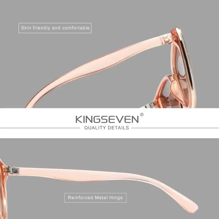 Lunettes de soleil triangulaires KINGSEVEN pour femme – Accessoire de luxe et de loisirs, idéales po