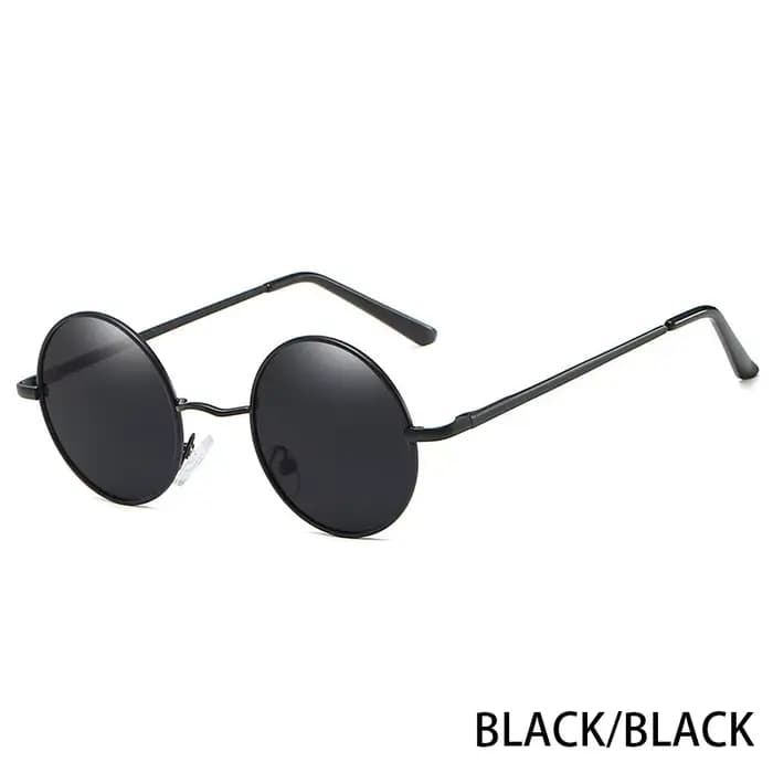 RUOBO – lunettes de soleil rétro polarisées à monture métallique ronde, pour hommes et femmes, lunet