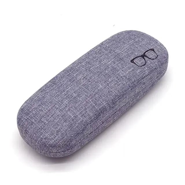 Étui à lunettes de mode coque rigide tissus de lin étuis à lunettes couverture de protection pour ho