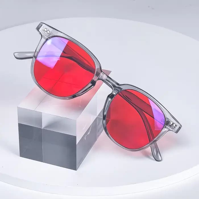 SHINU lunettes à lentille rouge femmes dormir mieux lunettes bloquant la lumière bleue pour longue d