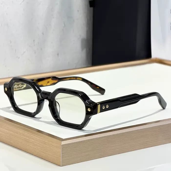 Lunettes de soleil carrées JOHN DALIA Project 05 en acétate de qualité supérieure pour hommes et fem