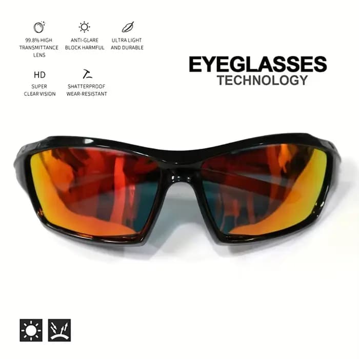 Lunettes de soleil de sport à la mode, Protection UV polarisée, personnalisées, monture ronde en mét