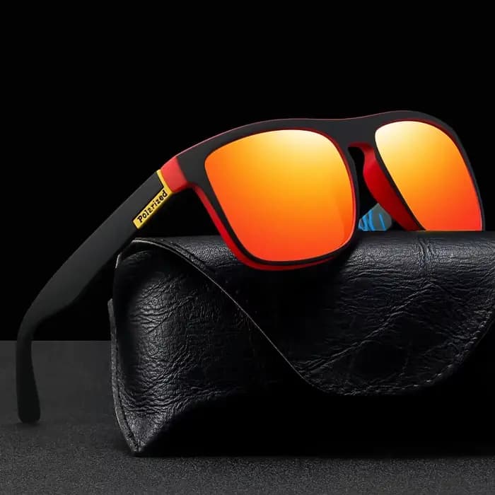 Lunettes de soleil carrées polarisées pour hommes et femmes, lunettes de soleil classiques, lunettes