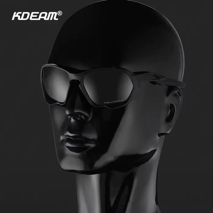KDEAM-Lunettes de soleil de forme assorties pour hommes, polarisées, cyclisme, matériau TR90, branch