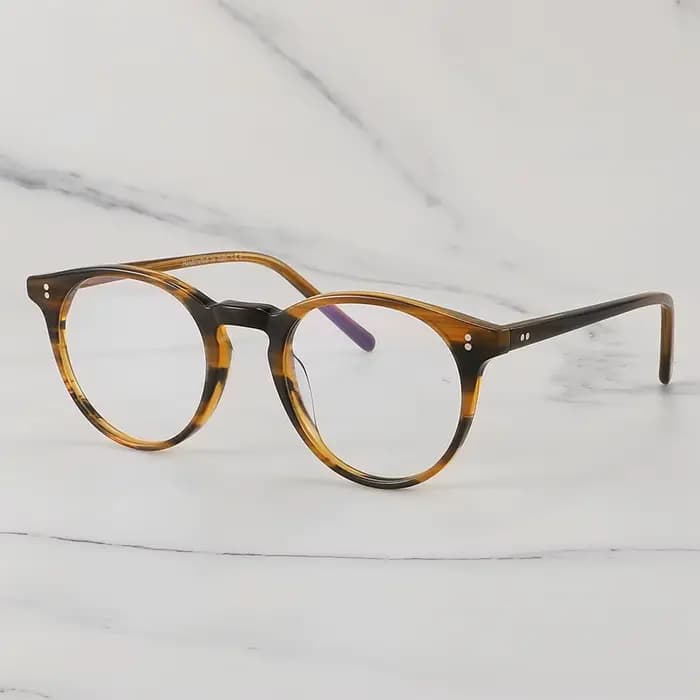 O'malley Design rond acétate Vintage femme lunettes cadre rétro monture de lunettes hommes femmes mo