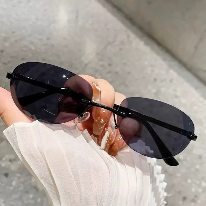Nouvelle marque de luxe Designer petite monture lunettes de soleil œil de chat femmes Vintage mode l