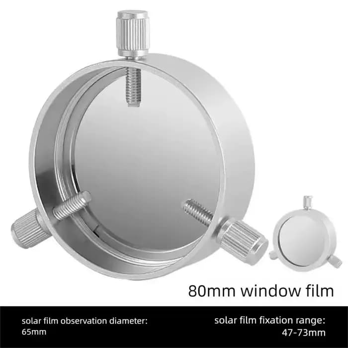 Filtre solaire Angeleyes pour l'observation des éclipses et des taches solaires, accessoire sûr pour
